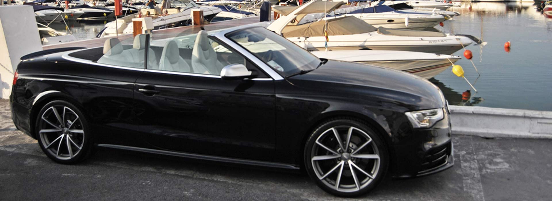 Audi RS5 Convertible Rental New Zealand - hire luxury sports car NZ