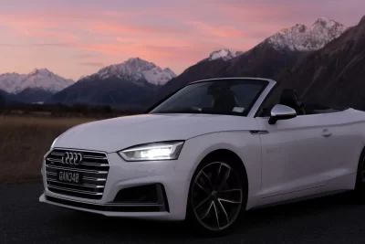 Audi S5 Luxury Car Rentals NZ road trip