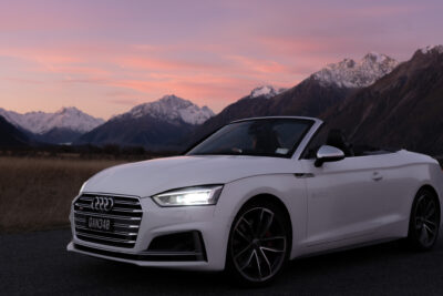 Luxury Car Rentals New Zealand Audi Convertible Road Trip NZ Queenstown